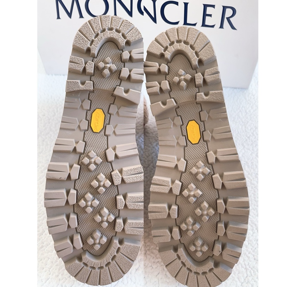 Moncler Peka Trek shearling-trimmed Suede & Leather Hiking Boots - Picture 11 of 16